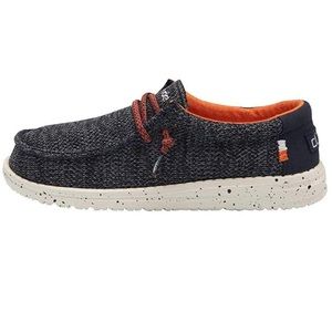 *LIKE NEW* HEY DUDE BOYS WALLY YOUTH SLIP ON SNEAKER - BLUE US 3